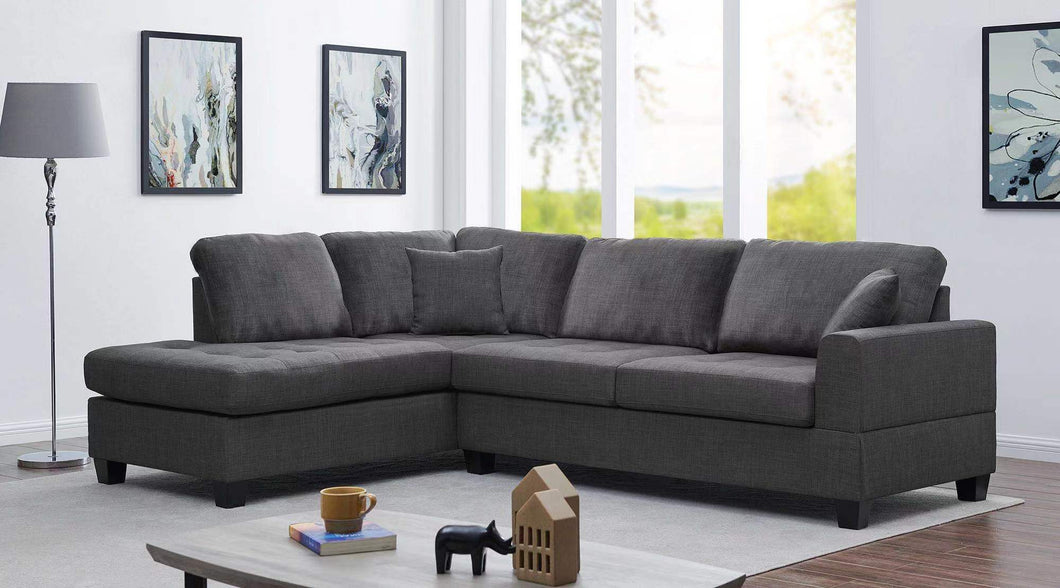 Ace - Chaise Fabric Sofa