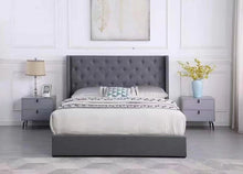 Load image into Gallery viewer, Louis - Queen Size Fabric Gas Lift Bed Frame
